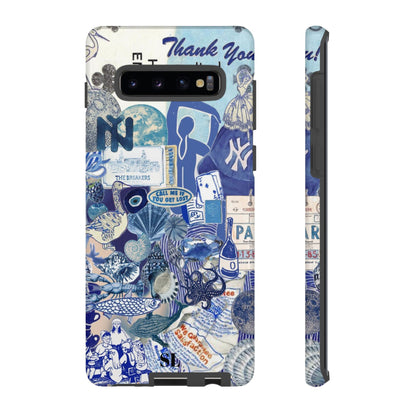 Blue Collage Samsung Case