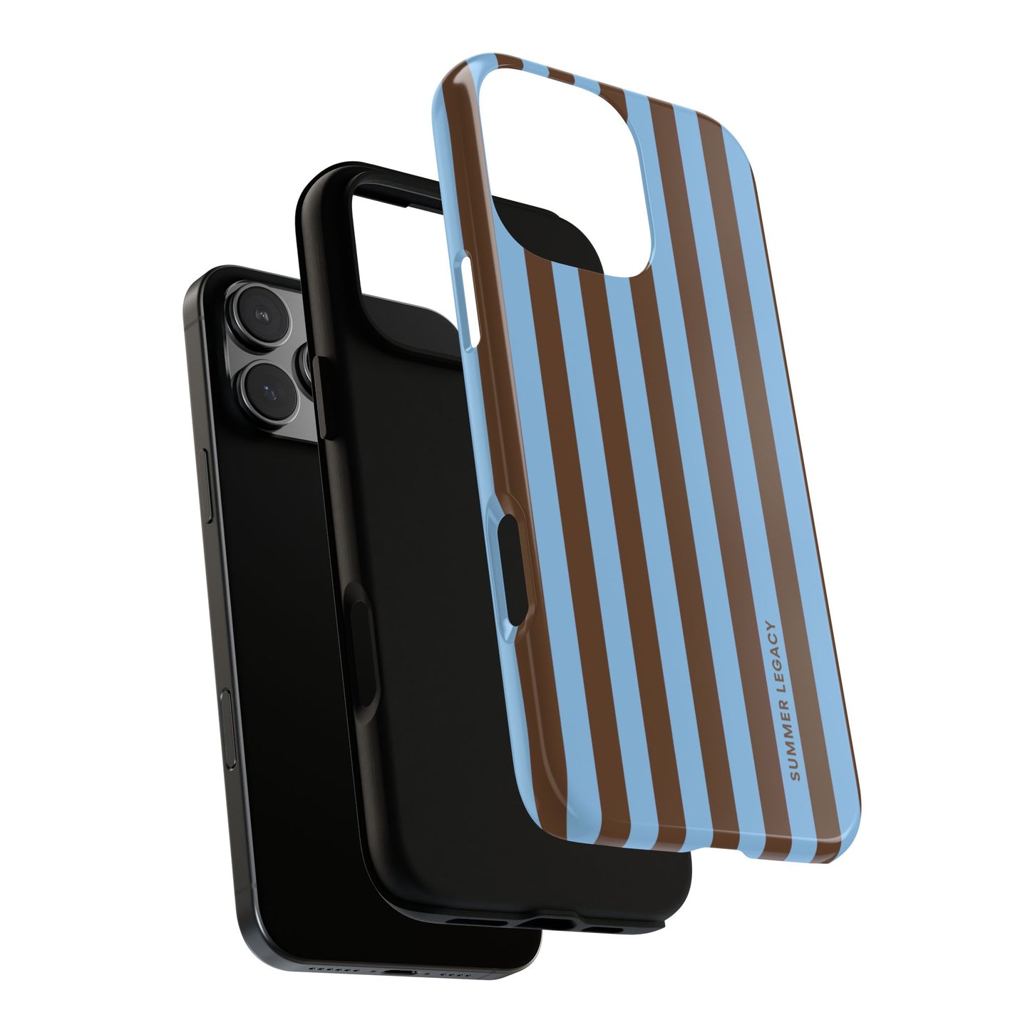 Mocha Stripe iPhone Case