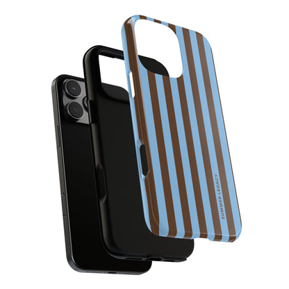 Mocha Stripe iPhone Case