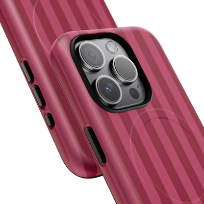 Berry Stripe MagSafe Case