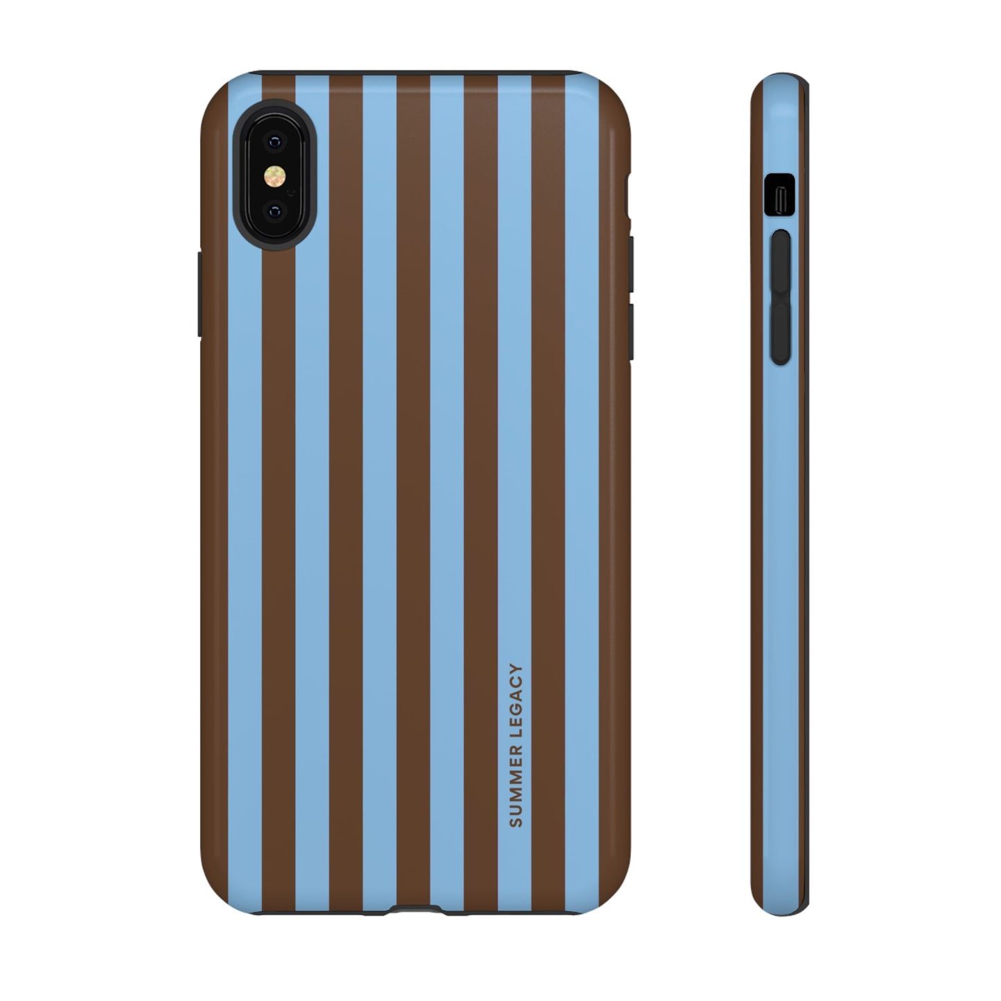 Mocha Stripe iPhone Case