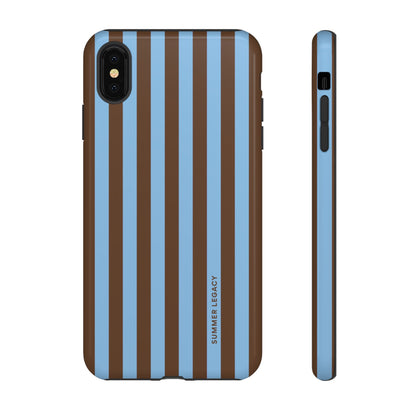 Mocha Stripe iPhone Case
