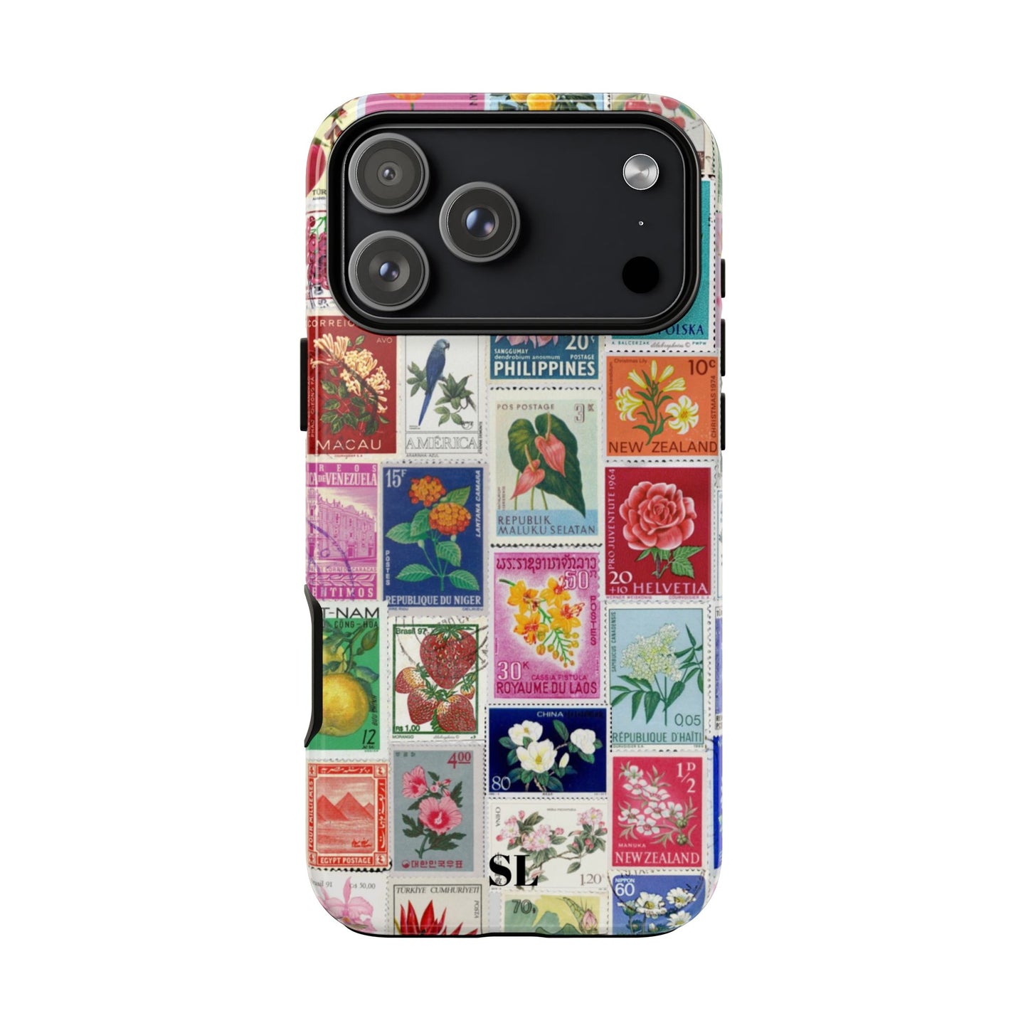 Postcard Stamps iPhone Case