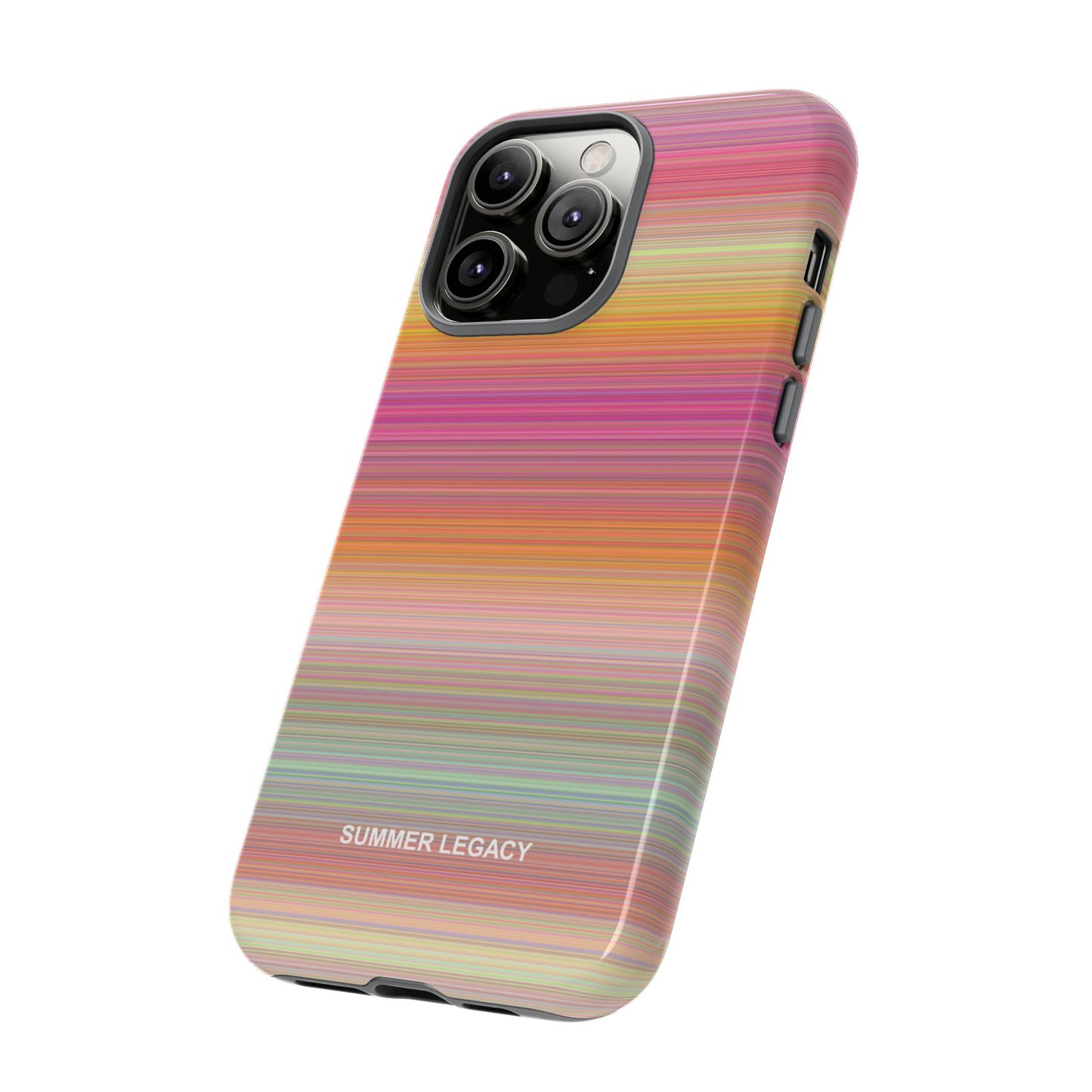 Champagne Ombre Stripe iPhone Case