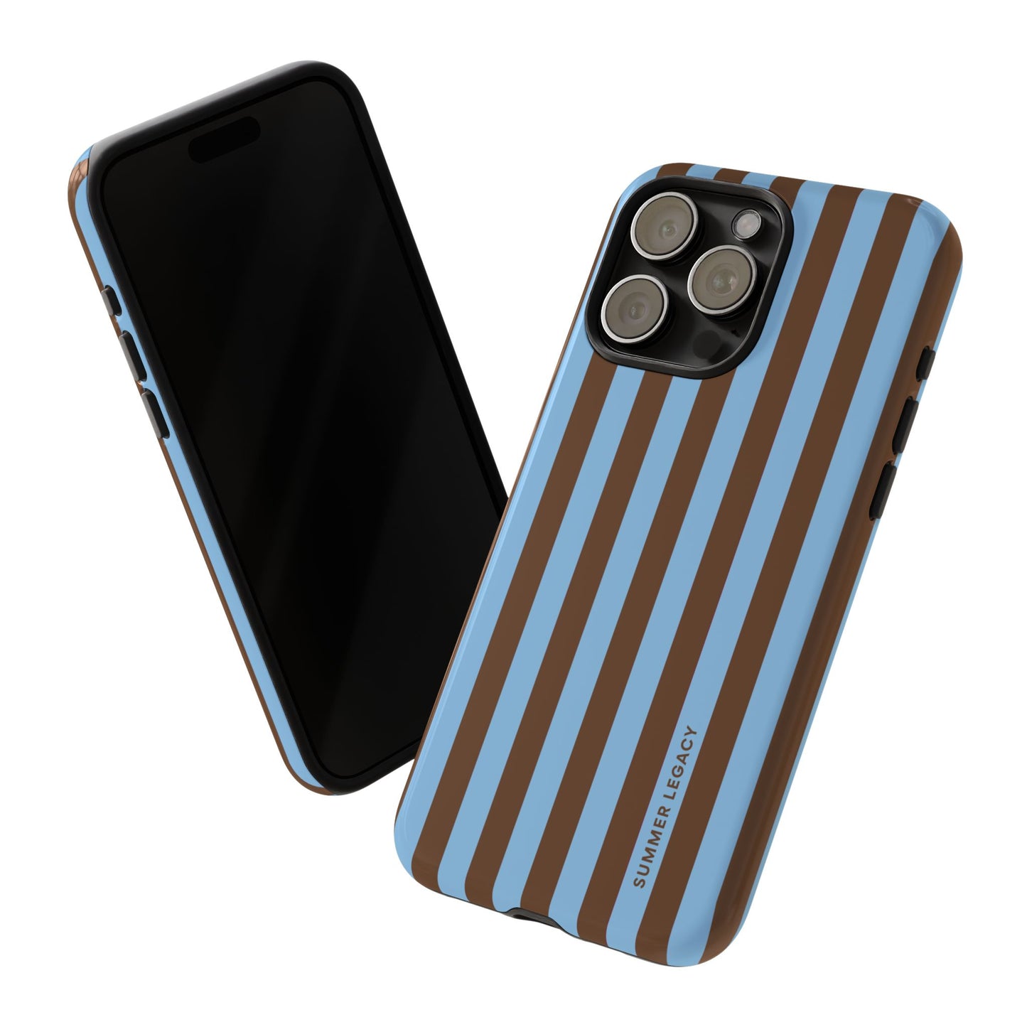 Mocha Stripe iPhone Case
