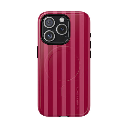 Berry Stripe MagSafe Case