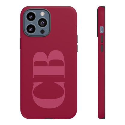 Berry Custom Initial iPhone Case
