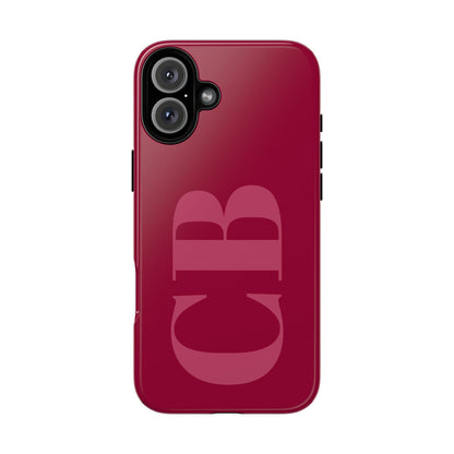 Berry Custom Initial iPhone Case