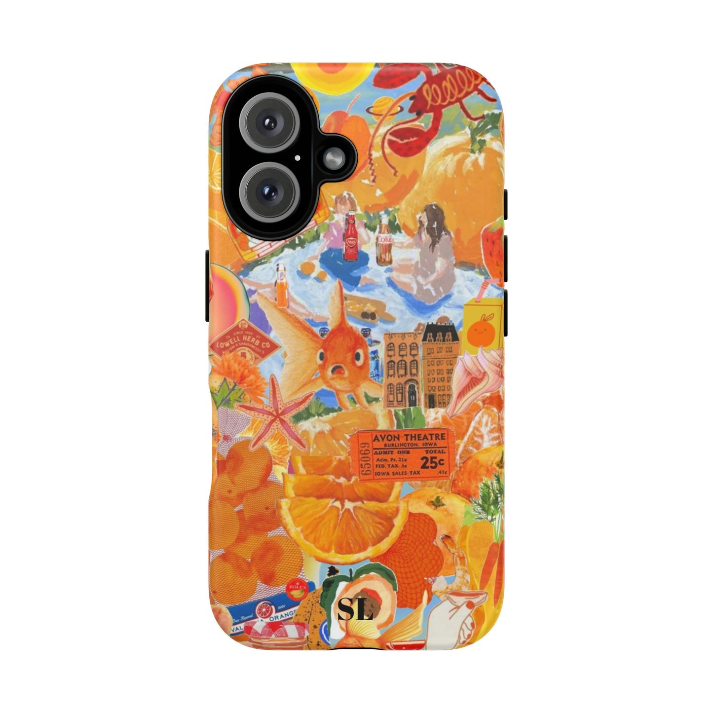 Orange Goldfish iPhone Case