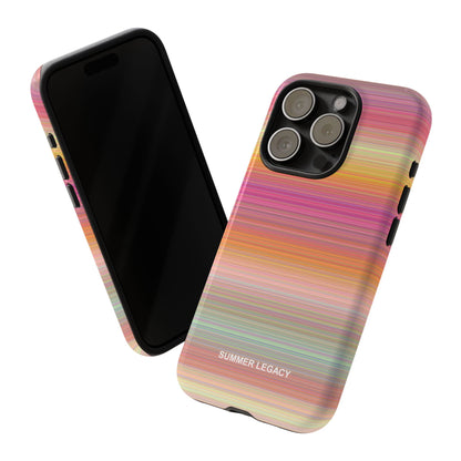 Champagne Ombre Stripe iPhone Case