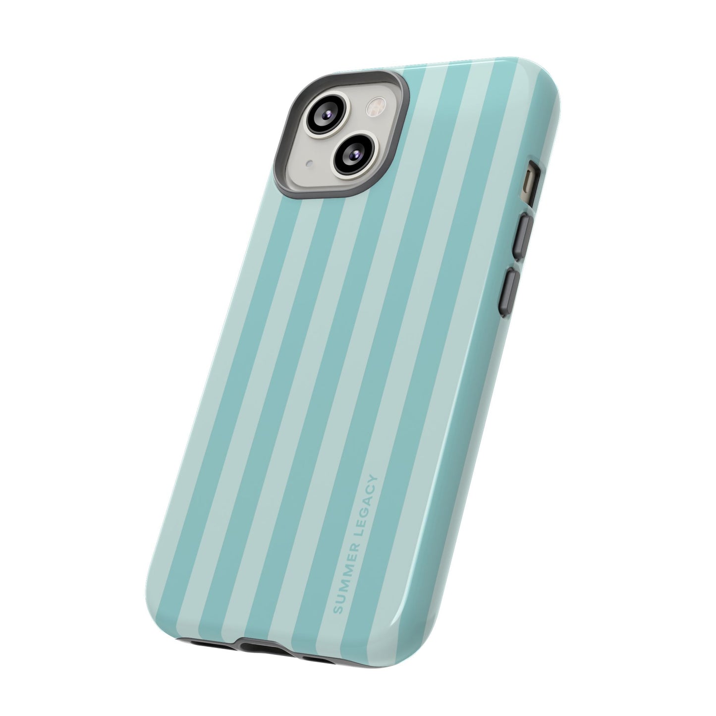 Teal Stripe iPhone Case