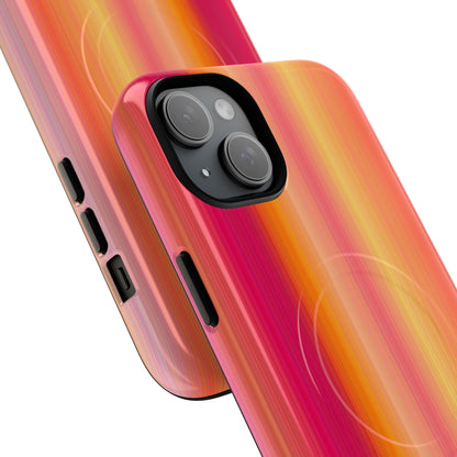 Amber Glow Ombre Stripe MagSafe Case