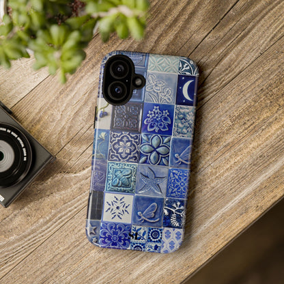 Midnight Mosaic Tiles iPhone Case