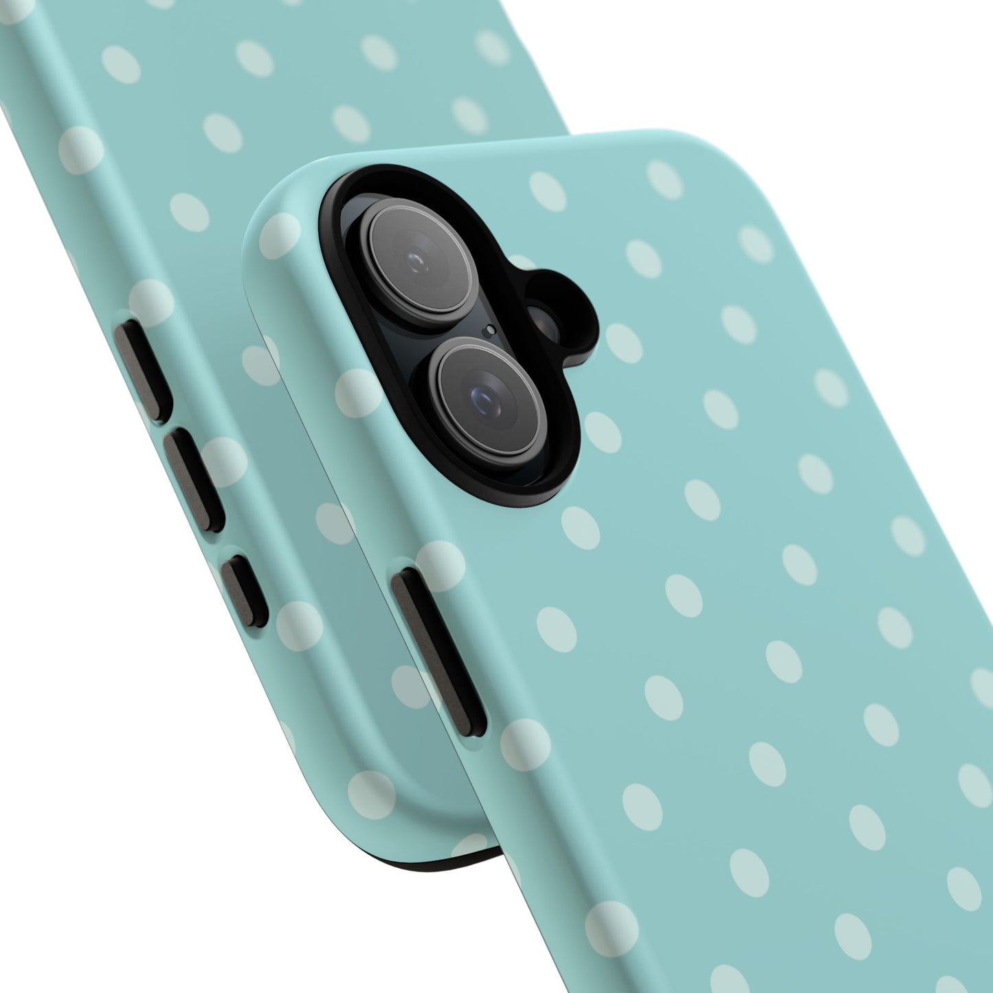 Teal Polka Dot iPhone Case