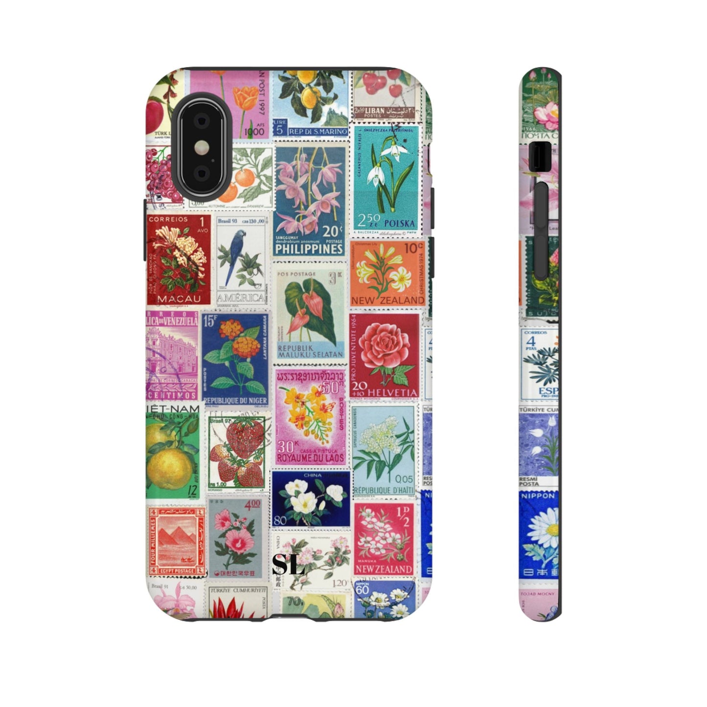 Postcard Stamps iPhone Case