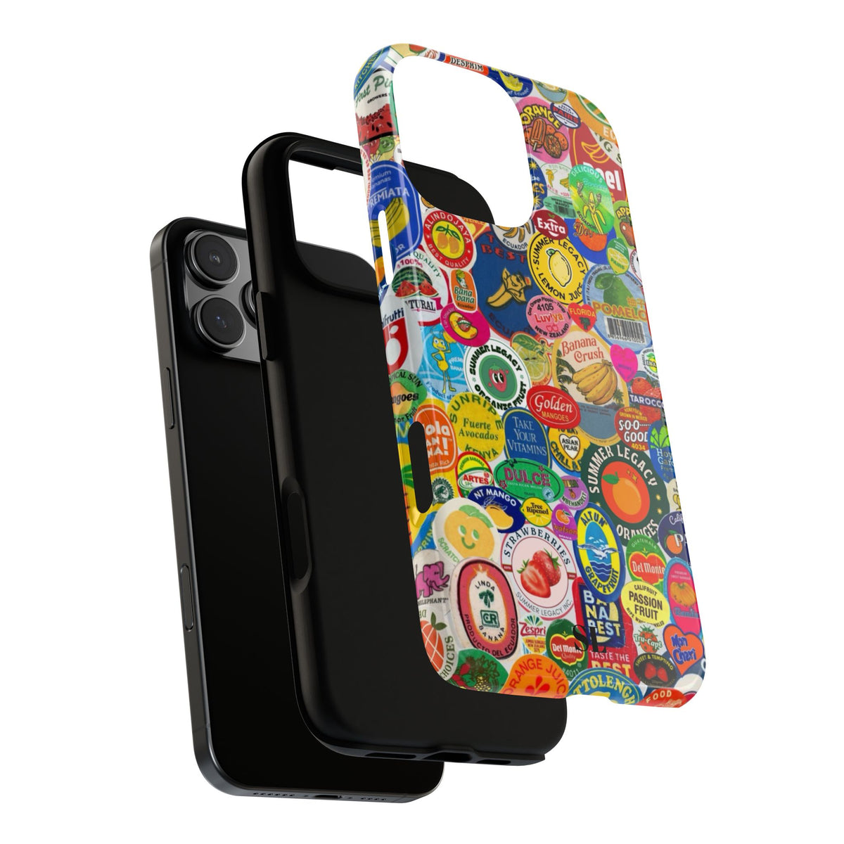 Fruit Stickers iPhone Case
