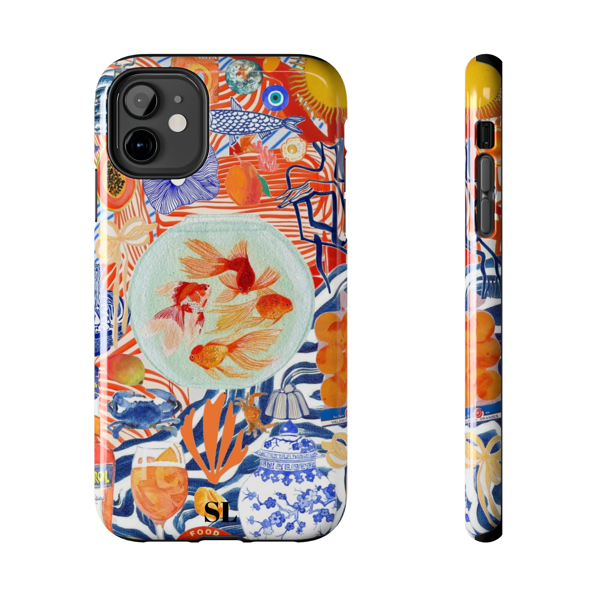 Navy Goldfish Bowl Phone Case Summer Legacy