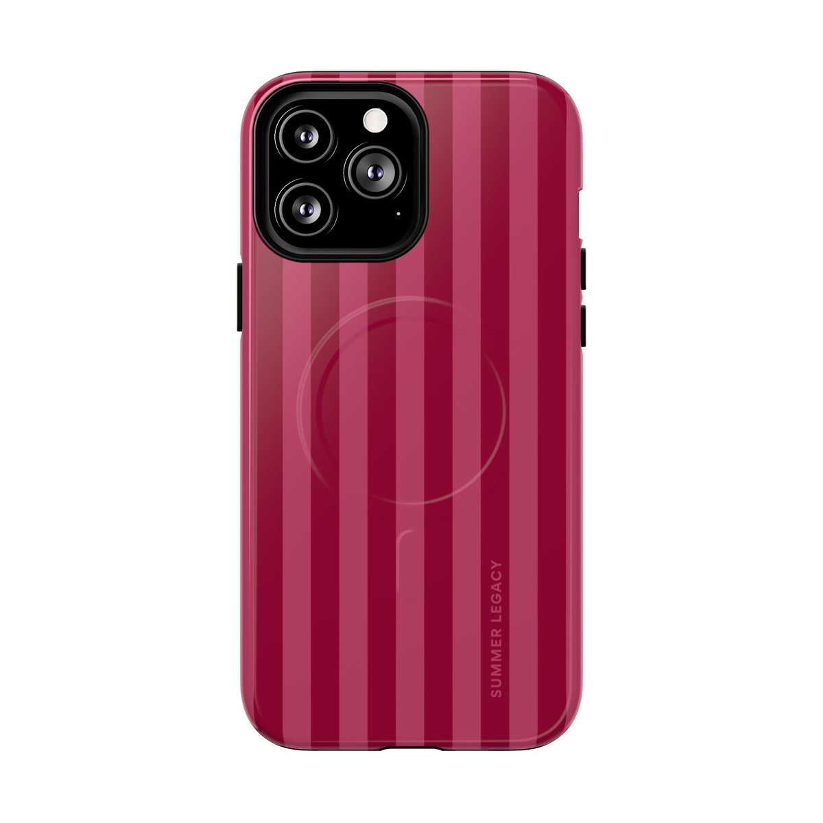 Berry Stripe MagSafe Case