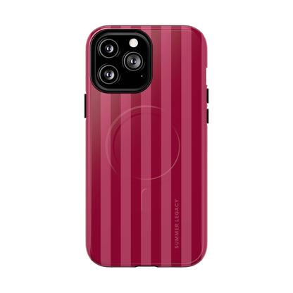 Berry Stripe MagSafe Case