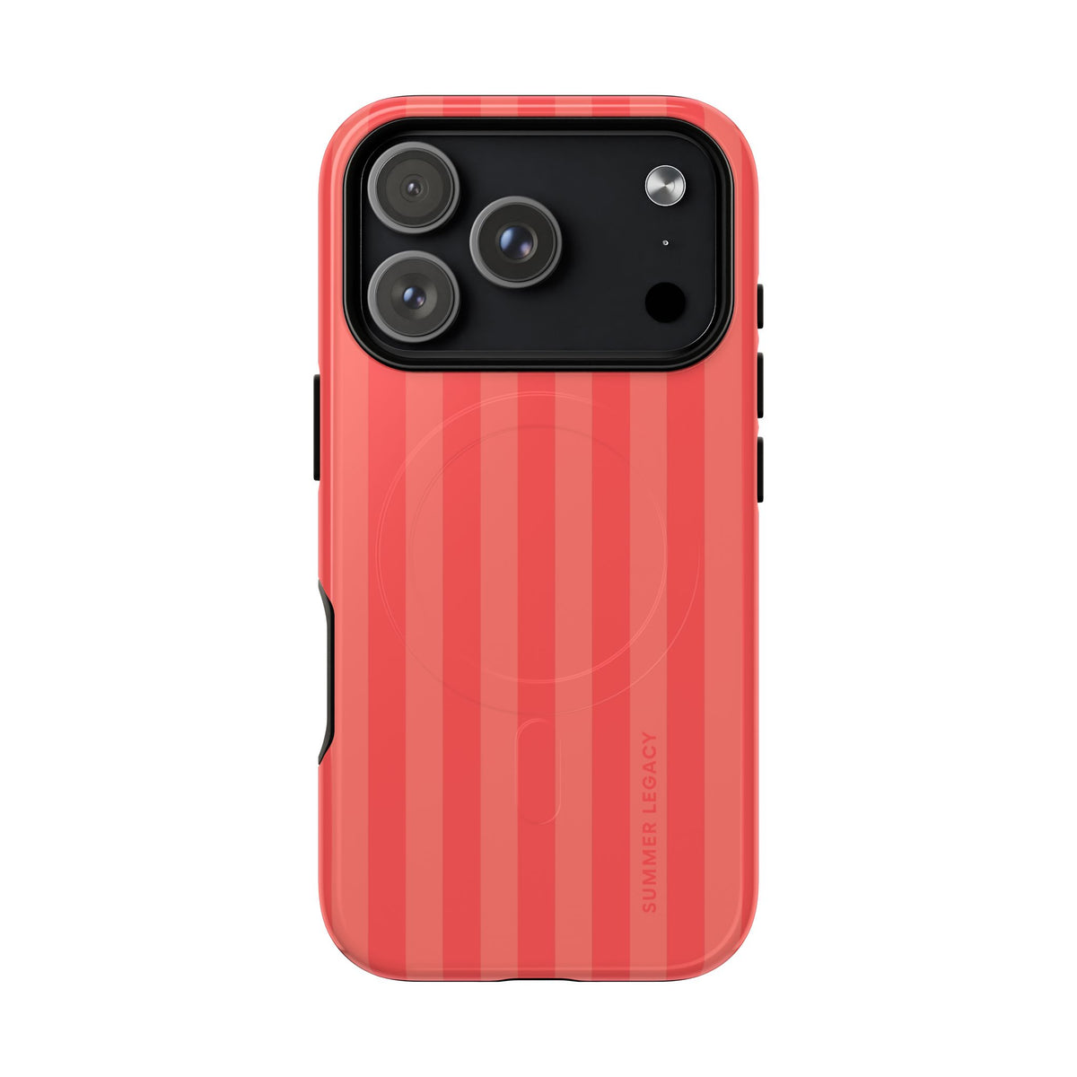 Coral Stripe MagSafe Case