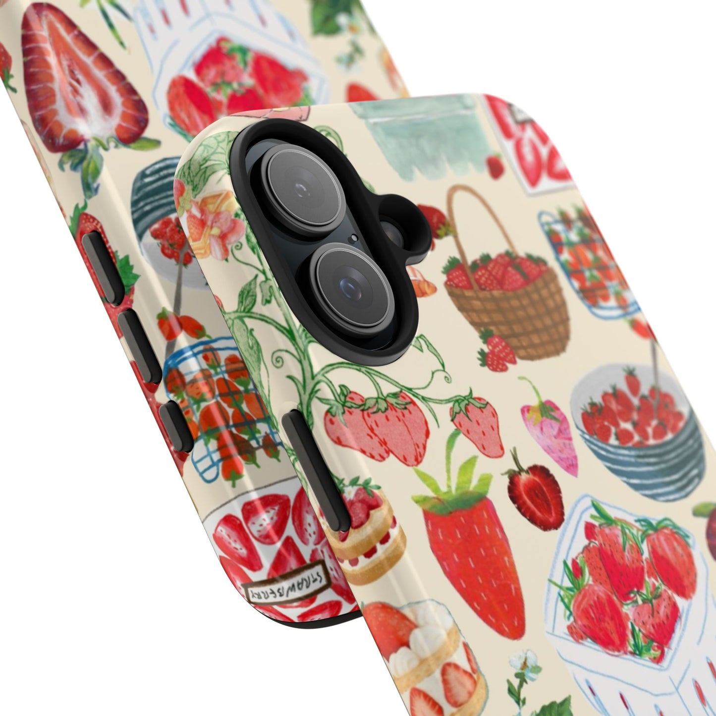 Strawberry Collage iPhone Case