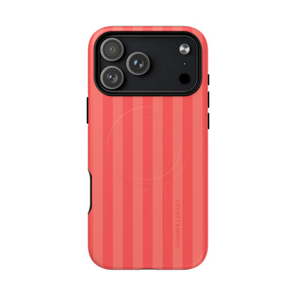 Coral Stripe MagSafe Case