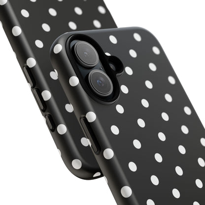 Ebony Polka Dot iPhone Case