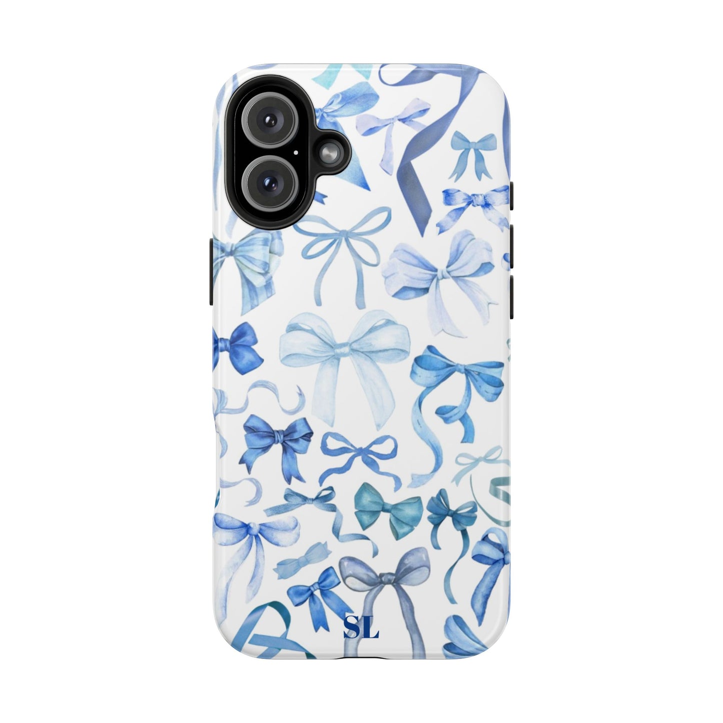 Blue Bows iPhone Case