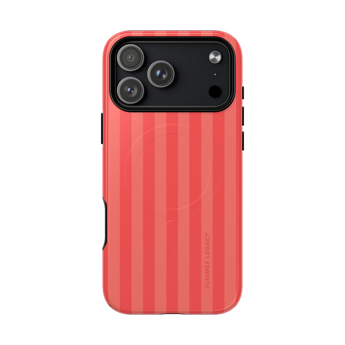 Coral Stripe MagSafe Case