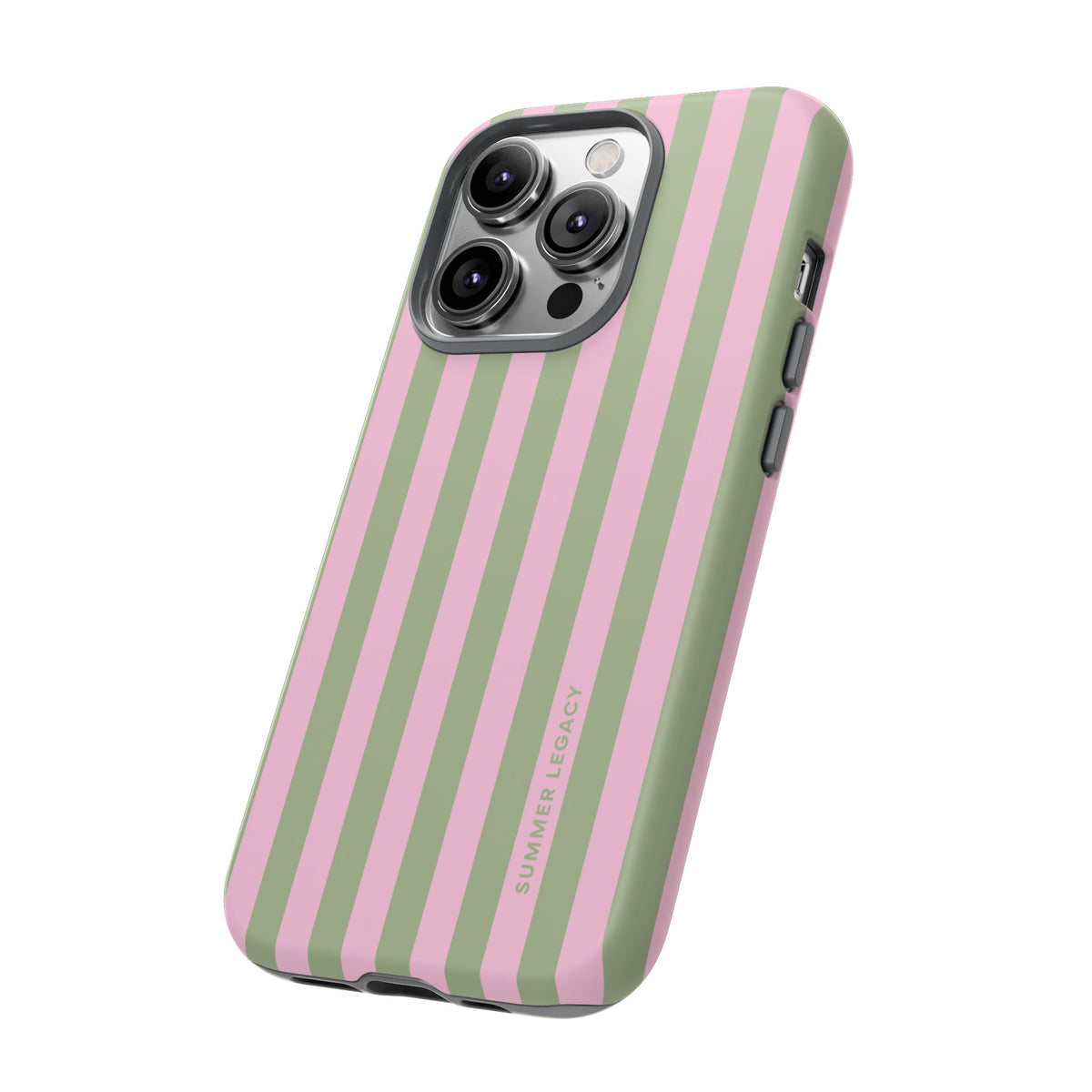 Guava Stripe iPhone Case