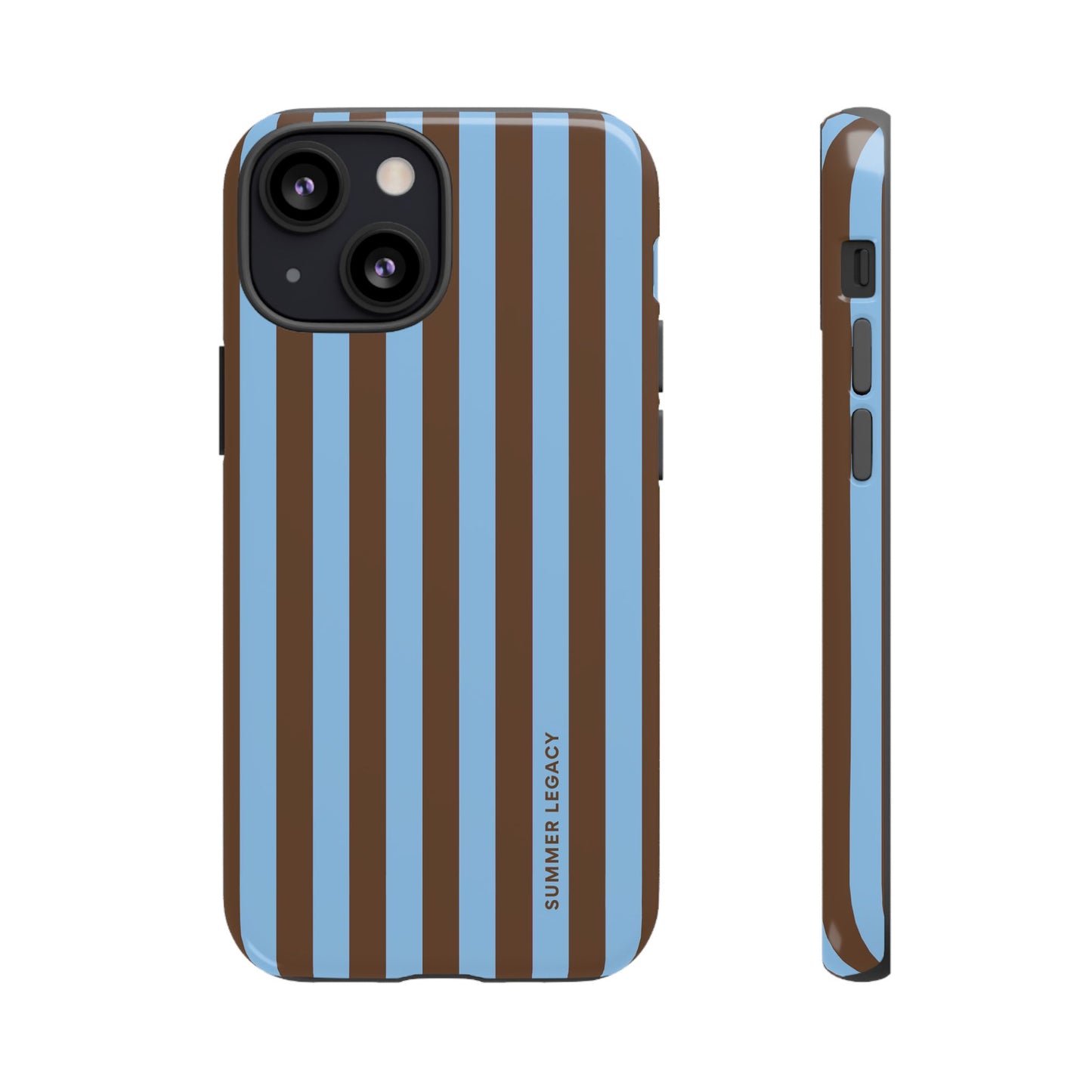 Mocha Stripe iPhone Case
