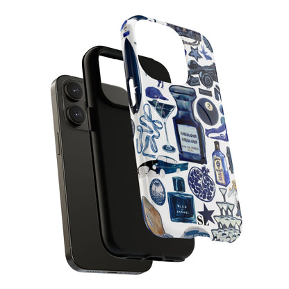 Navy Blue Collage MagSafe Case