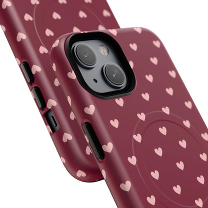 Berry Hearts MagSafe Case