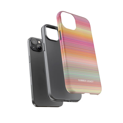 Champagne Ombre Stripe iPhone Case