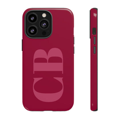 Berry Custom Initial iPhone Case