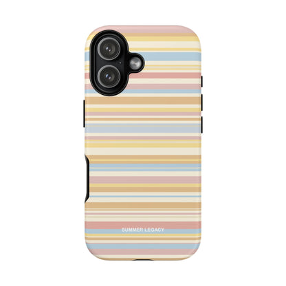 Lychee Multi-stripe iPhone Case