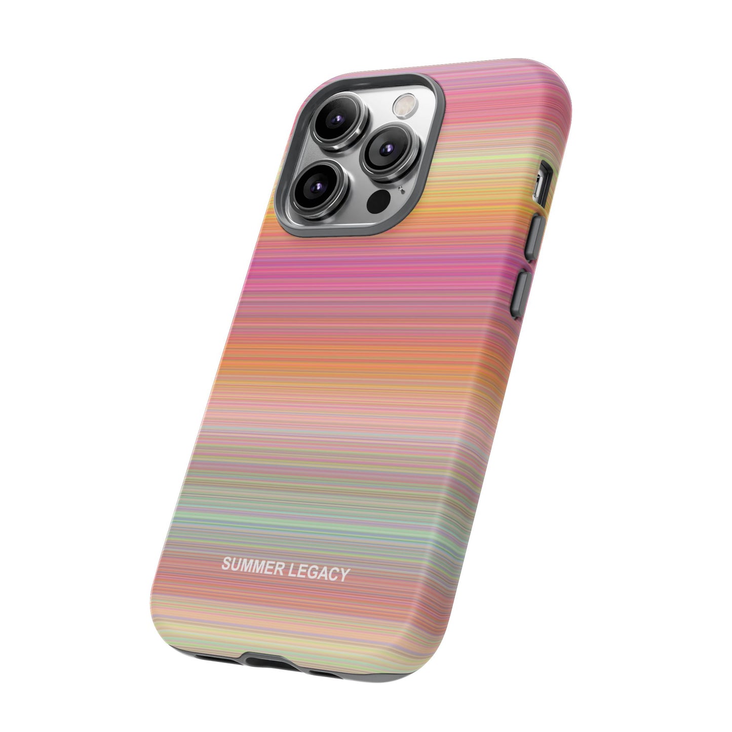 Champagne Ombre Stripe iPhone Case