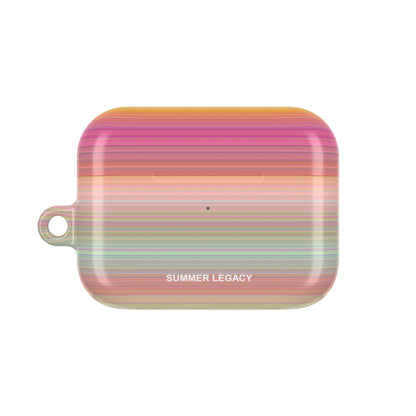 Champagne Ombre Stripe AirPod Case