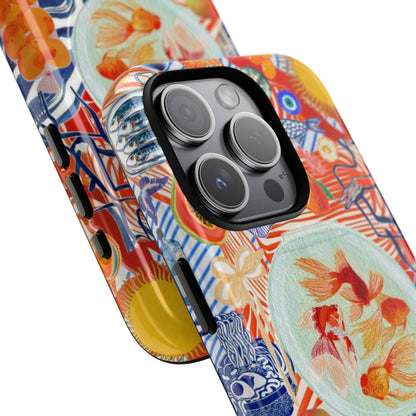 Navy Goldfish Bowl MagSafe Case