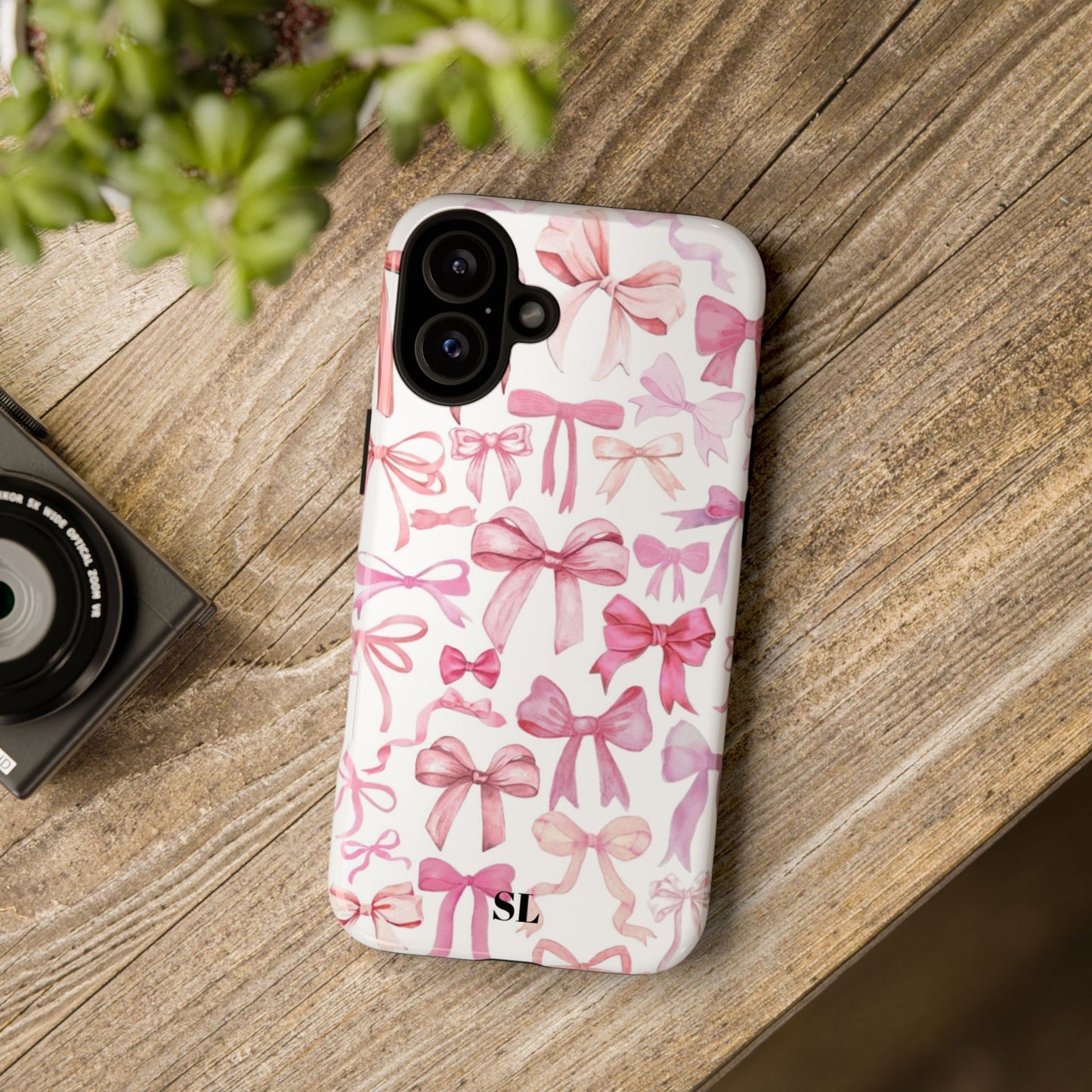 Pink Bows iPhone Case