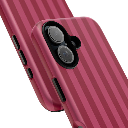 Berry Stripe iPhone Case