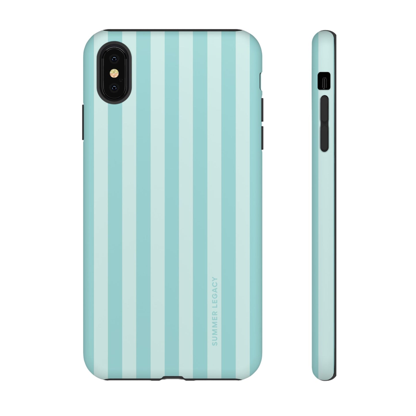 Teal Stripe iPhone Case