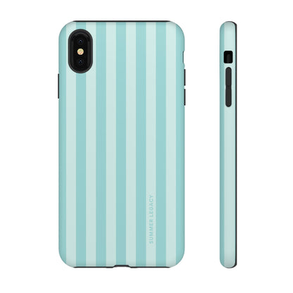 Teal Stripe iPhone Case