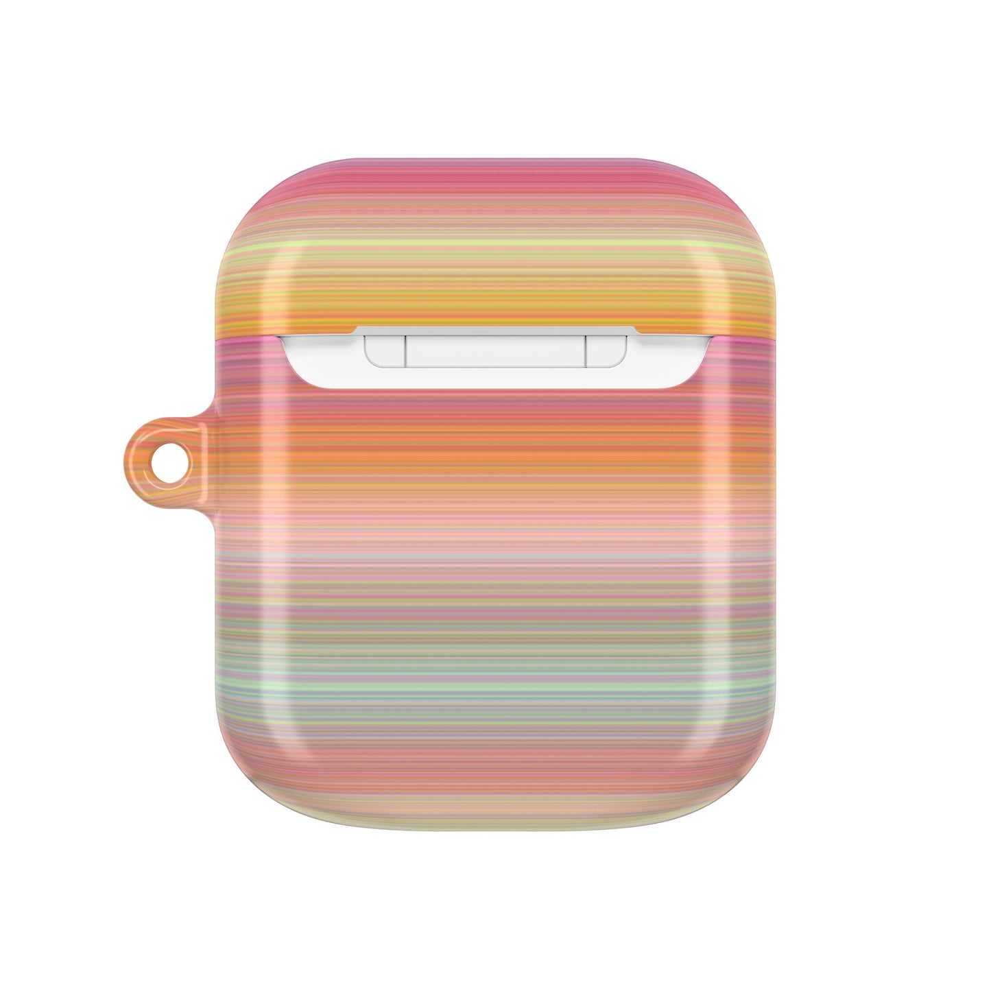 Champagne Ombre Stripe AirPod Case