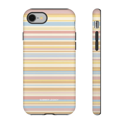 Lychee Multi-stripe iPhone Case