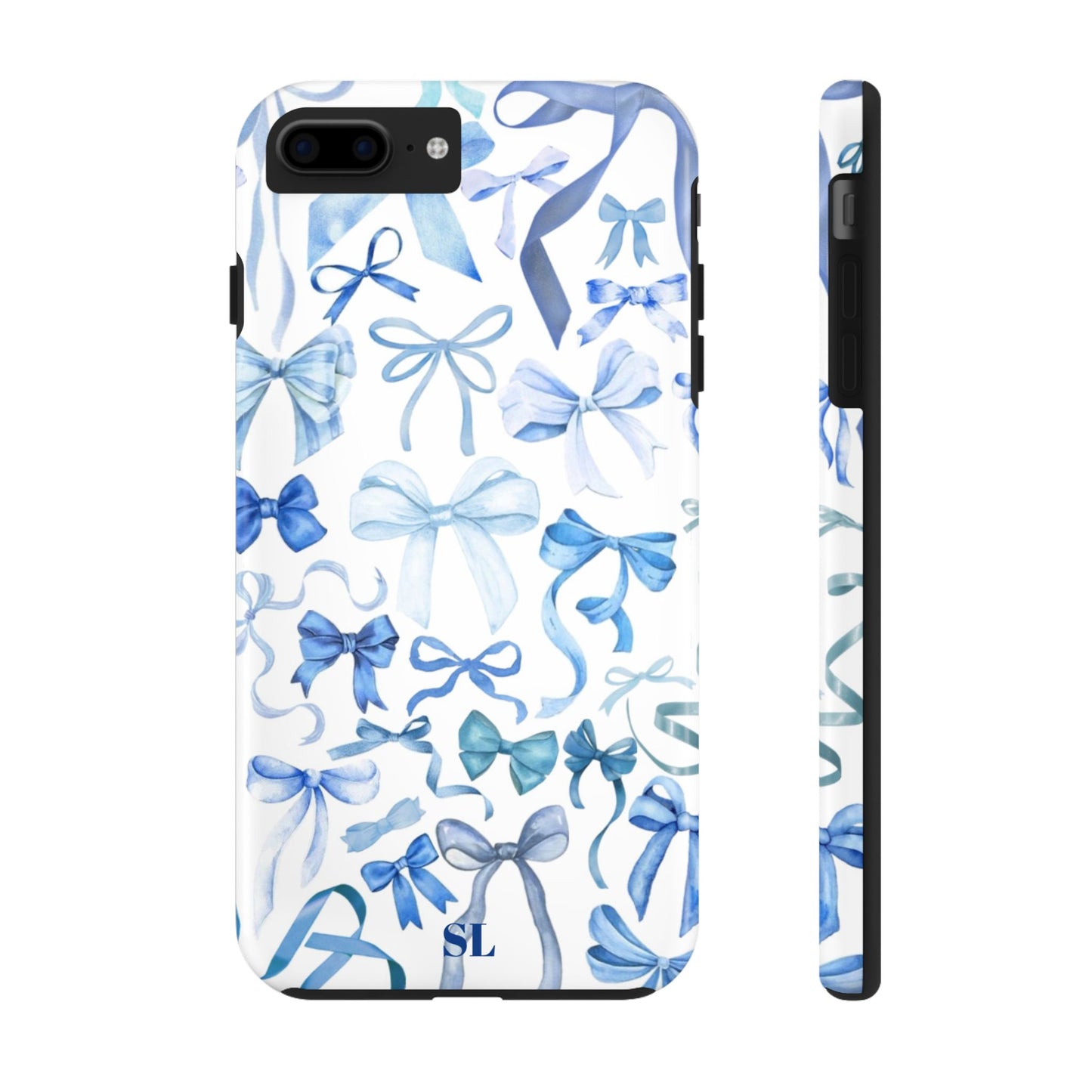 Blue Bows iPhone Case